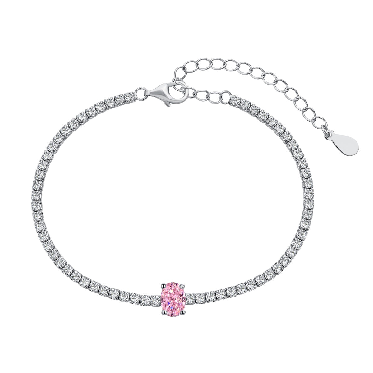 [Bijoux Regalia] Bracelet quotidien exquis taille ovale de 0,75 carat