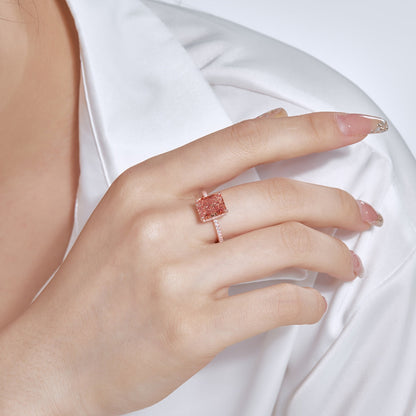 [Joyas Regalia] Anillo de compromiso de lujo de 4,0 quilates