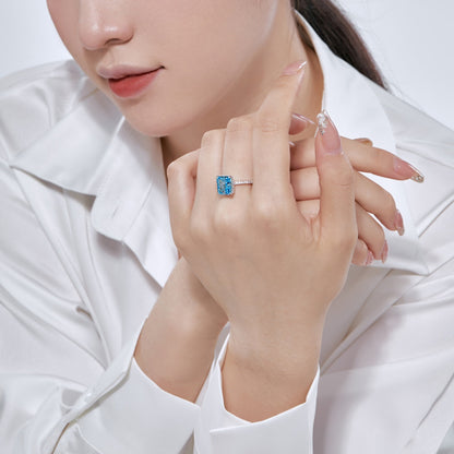 [Joyas Regalia] Anillo de compromiso de lujo de 4,0 quilates