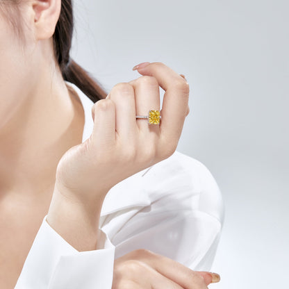 [Joyas Regalia] Anillo de compromiso de lujo de 4,0 quilates