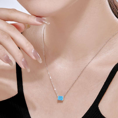 [Bijoux Regalia] Collier coloré de forme carrée luxueuse