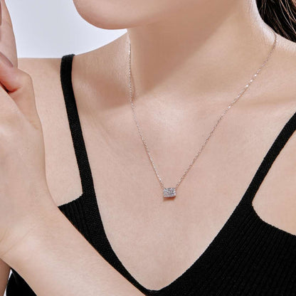 [Bijoux Regalia] Collier coloré de forme carrée luxueuse