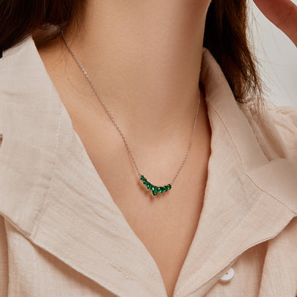 [Joyas Regalia] Delicado collar de corazón colorido