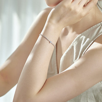 [Bijoux Regalia] Bracelet d'amoureux élégant et romantique en forme de cœur de 0,5 carat
