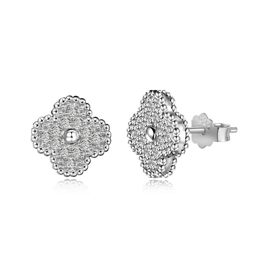 [Regalia jewelry]Four Leaf Clover Fashion Earrings