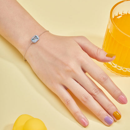 [Bijoux Regalia] Bracelet quotidien en émeraude colorée scintillante de 2,0 carats