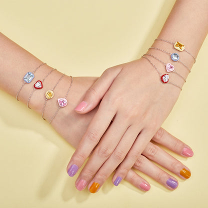 [Bijoux Regalia] Bracelet quotidien en émeraude colorée scintillante de 2,0 carats