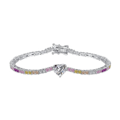 [Bijoux Regalia] Bracelet d'amoureux délicat et romantique en forme de cœur