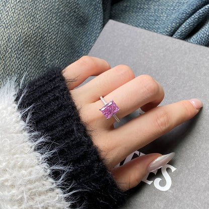 [Joyas Regalia] Anillo de compromiso de lujo de 4,0 quilates