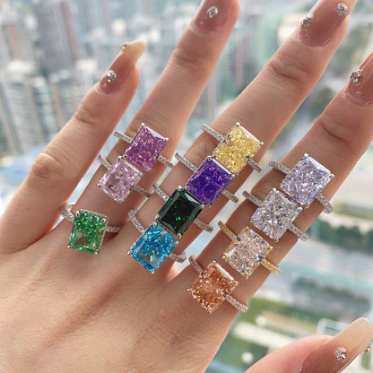 [Joyas Regalia] Anillo de compromiso de lujo de 4,0 quilates