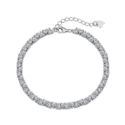 [Bijoux Regalia] Bracelet amoureux éblouissant en forme de cœur romantique