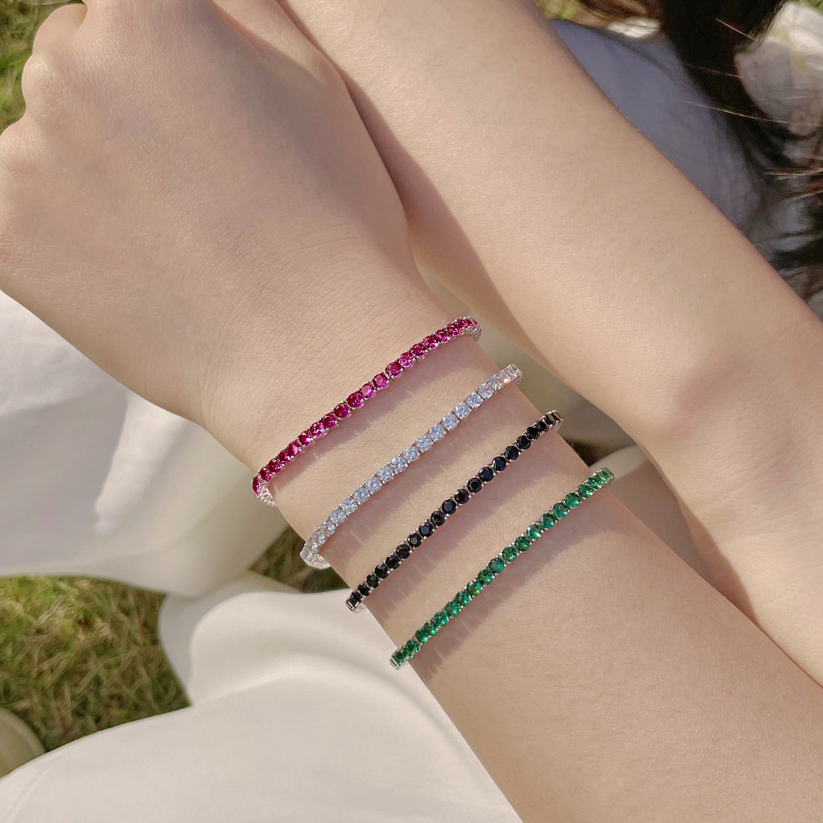 [Bijoux Regalia] Bracelet de fête rond coloré et éclatant