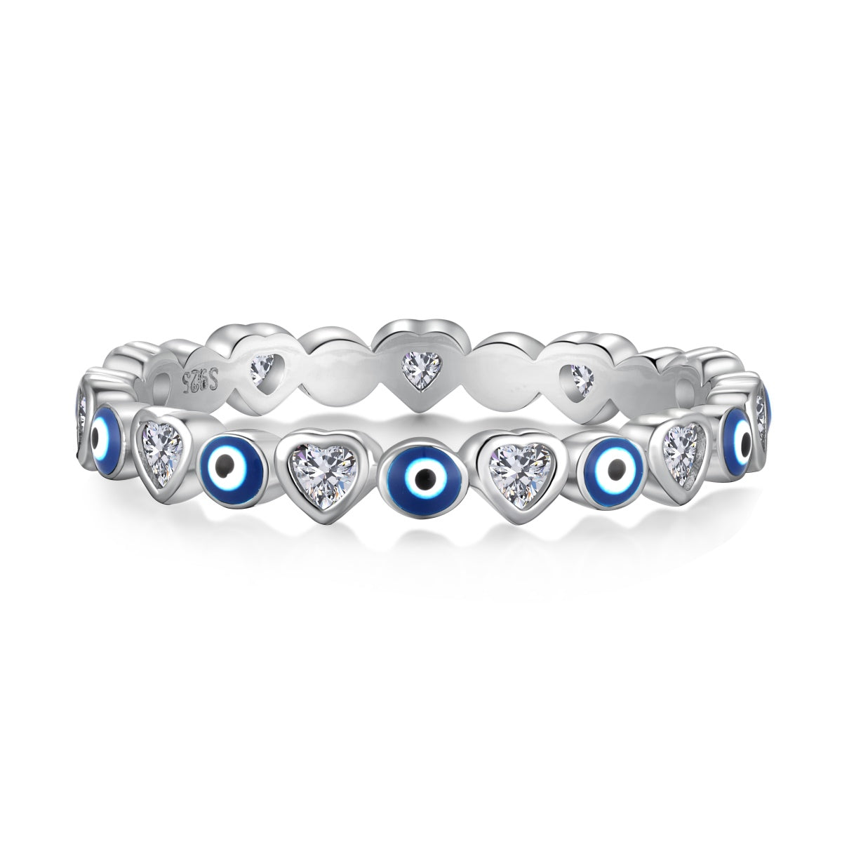 [Joyas Regalia] Anillo redondo colorido y radiante para uso diario