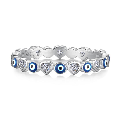 [Joyas Regalia] Anillo redondo colorido y radiante para uso diario