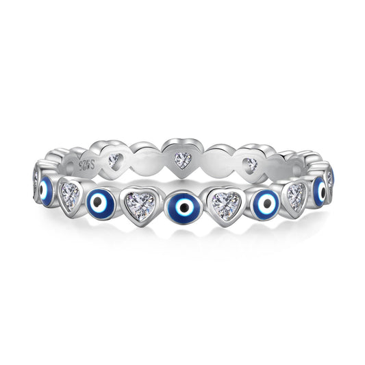 [Joyas Regalia] Anillo redondo colorido y radiante para uso diario