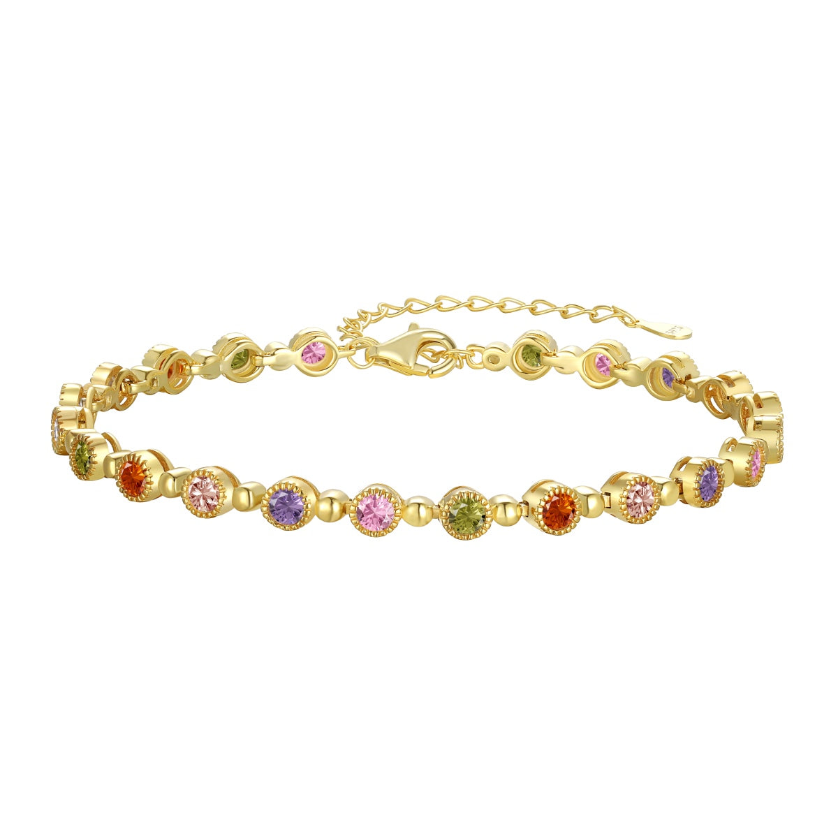 [Bijoux Regalia] Bracelet de fête rond exquis et étincelant