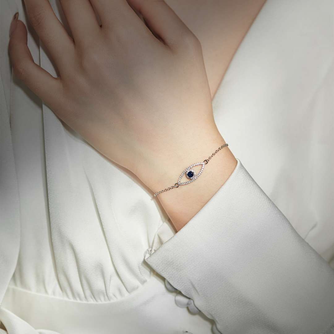 [Bijoux Regalia] Bracelet creux œil du diable