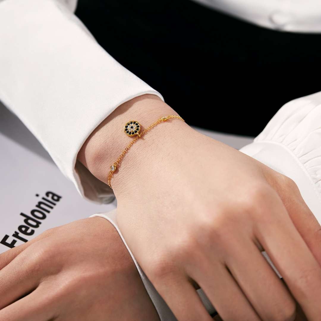 [Bijoux Regalia] Bracelet rond œil du diable