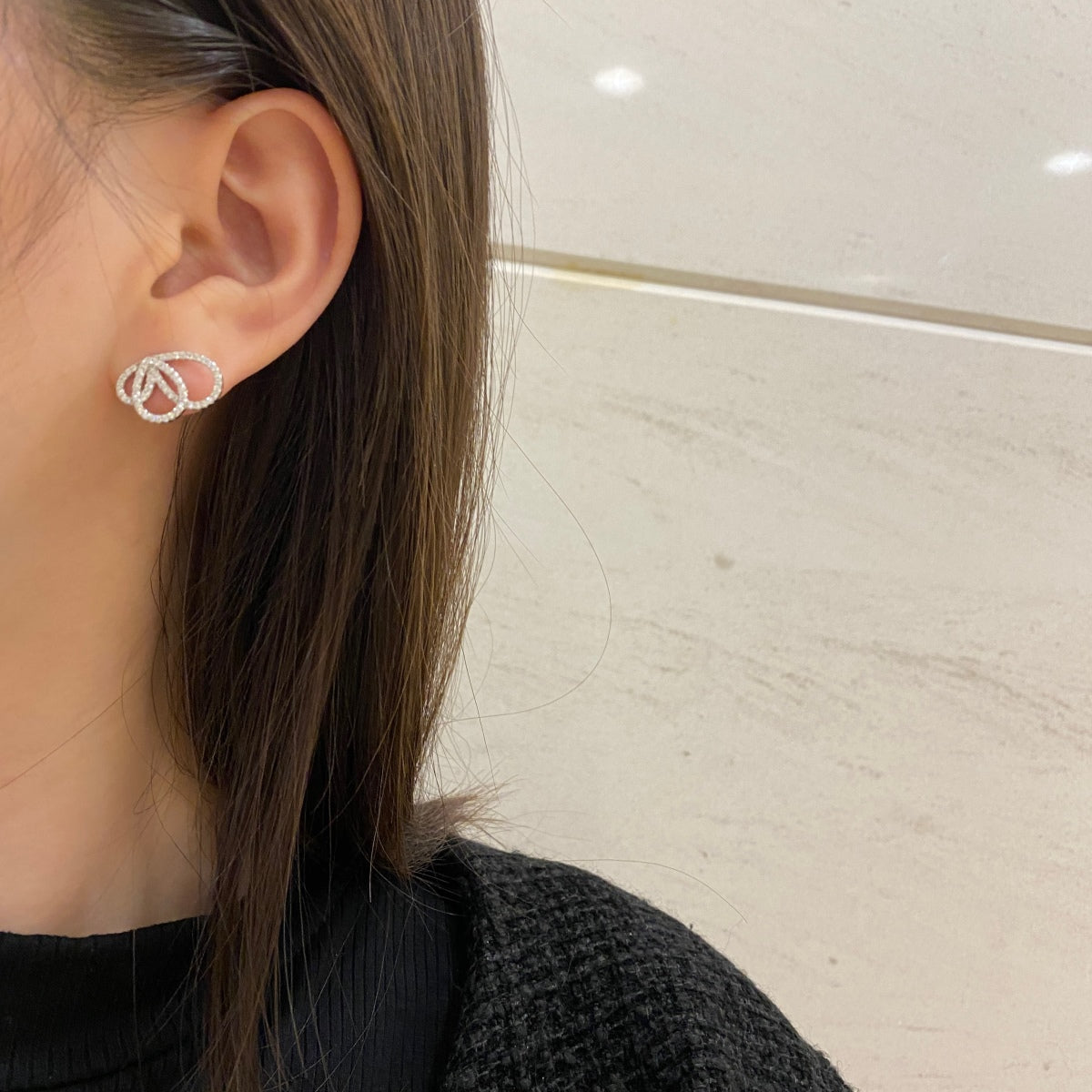[Regalia jewelry]Exquisite Butterfly Shape Earrings