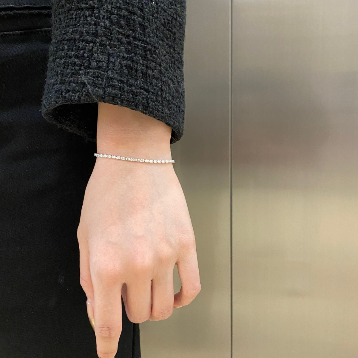 [Bijoux Regalia] Bracelet quotidien élégant taille émeraude