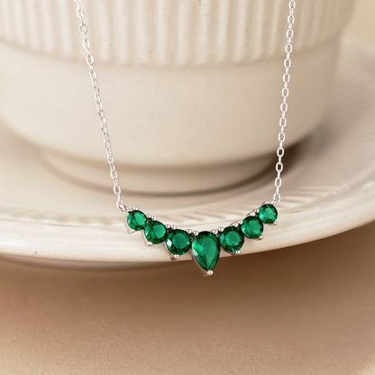 [Joyas Regalia] Delicado collar de corazón colorido