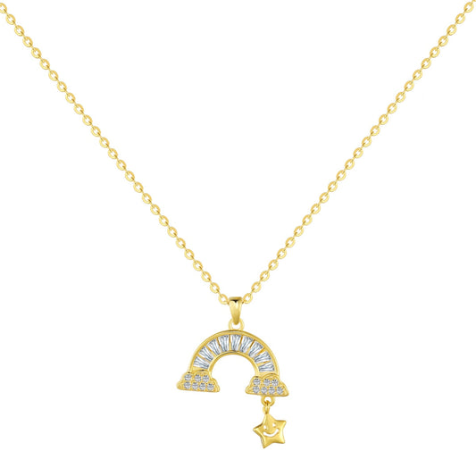 [Regalia jewelry]Unique Rainbow Star Necklace