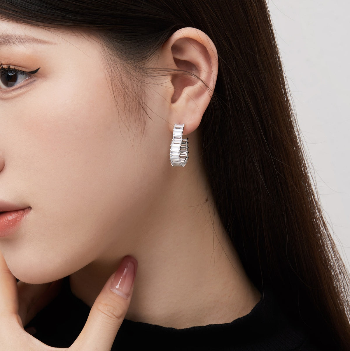 [Regalia jewelry]Radiant Heart Cutout Earrings
