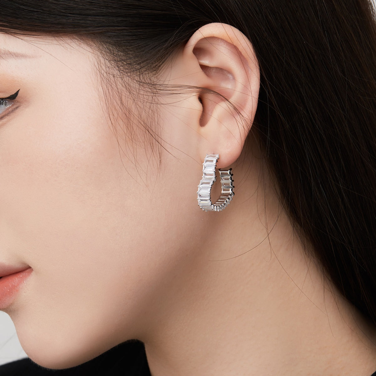 [Regalia jewelry]Radiant Heart Cutout Earrings