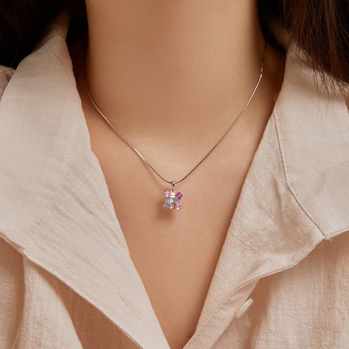 [Joyas Regalia] Precioso collar multicolor