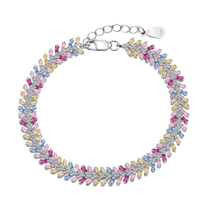 [Bijoux Regalia] Bracelet quotidien délicat taille émeraude radiante