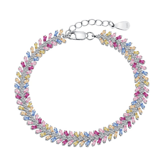 [Bijoux Regalia] Bracelet quotidien délicat taille émeraude radiante