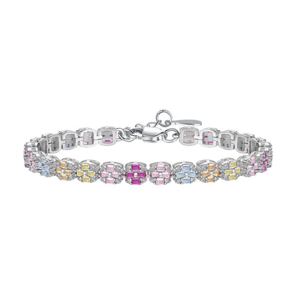 [Bijoux Regalia] Bracelet quotidien délicat et coloré en émeraude taillée