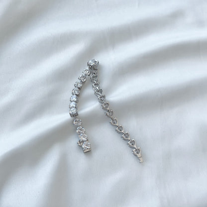 [Bijoux Regalia] Bracelet élégant et romantique en forme de cœur de 0,75 carat
