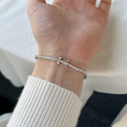 [Bijoux Regalia] Bracelet quotidien éblouissant et exquis à coupe ronde