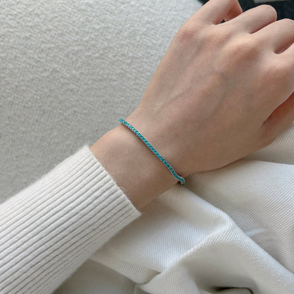 [Bijoux Regalia] Bracelet quotidien éblouissant et exquis à coupe ronde