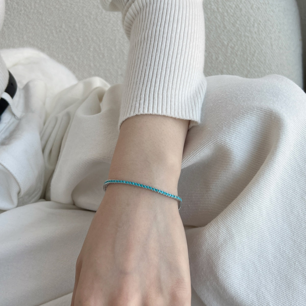 [Bijoux Regalia] Bracelet quotidien éblouissant et exquis à coupe ronde