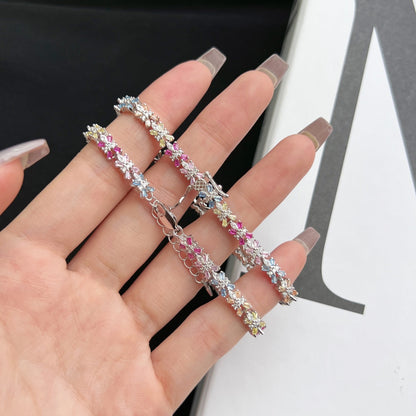 [Bijoux Regalia] Bracelet de fête taille émeraude coloré et éclatant