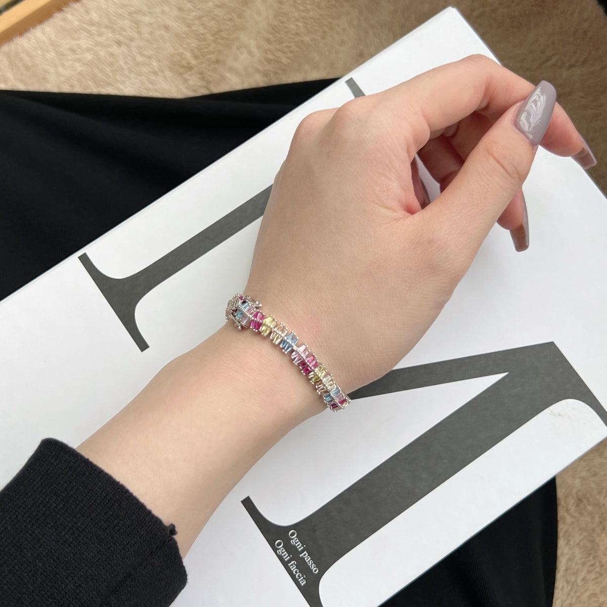 [Bijoux Regalia] Bracelet de fête multi-coupes étincelant et exquis