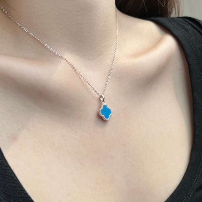 [Regalia jewelry]Dainty Flower Shape Necklace