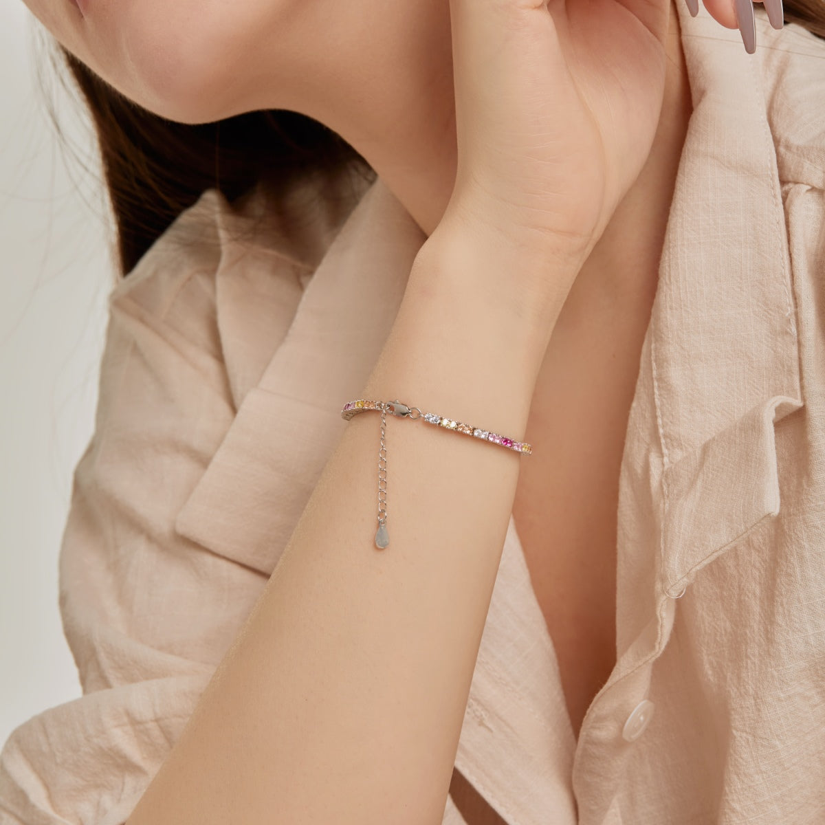 [Bijoux Regalia] Bracelet d'amoureux délicat et romantique en forme de cœur
