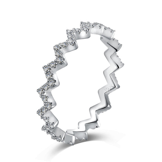 [Joyas Regalia] Anillo diario delicado y encantador con forma de ola
