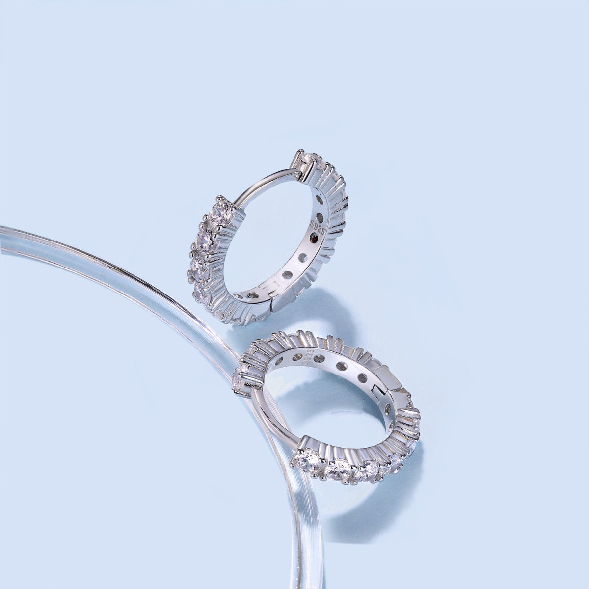 [Regalia jewelry]Radiant Colorful Round Cut Earrings