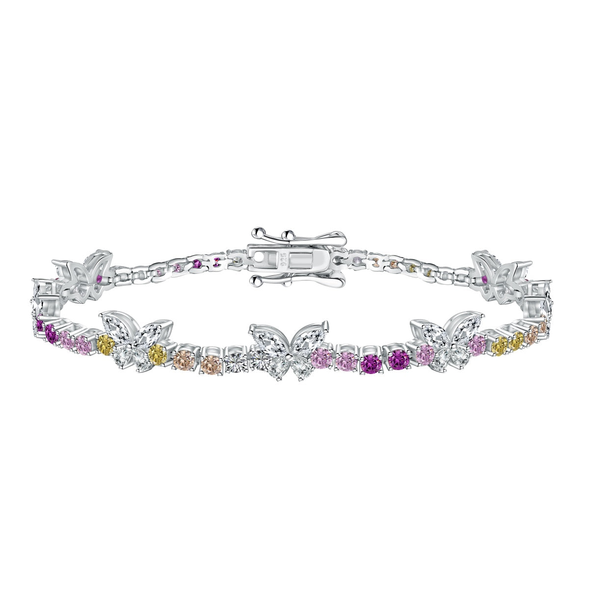 [Bijoux Regalia] Bracelet quotidien rond en forme de papillon coloré et orné