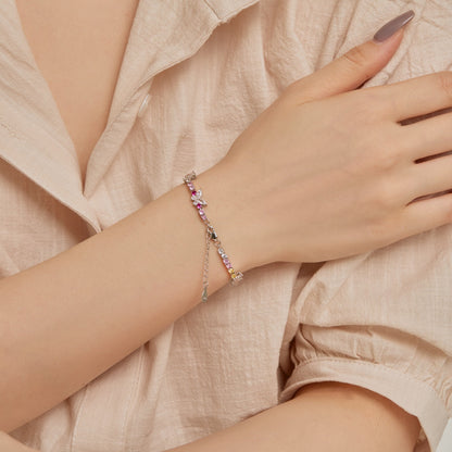 [Bijoux Regalia] Bracelet quotidien rond en forme de papillon coloré et orné