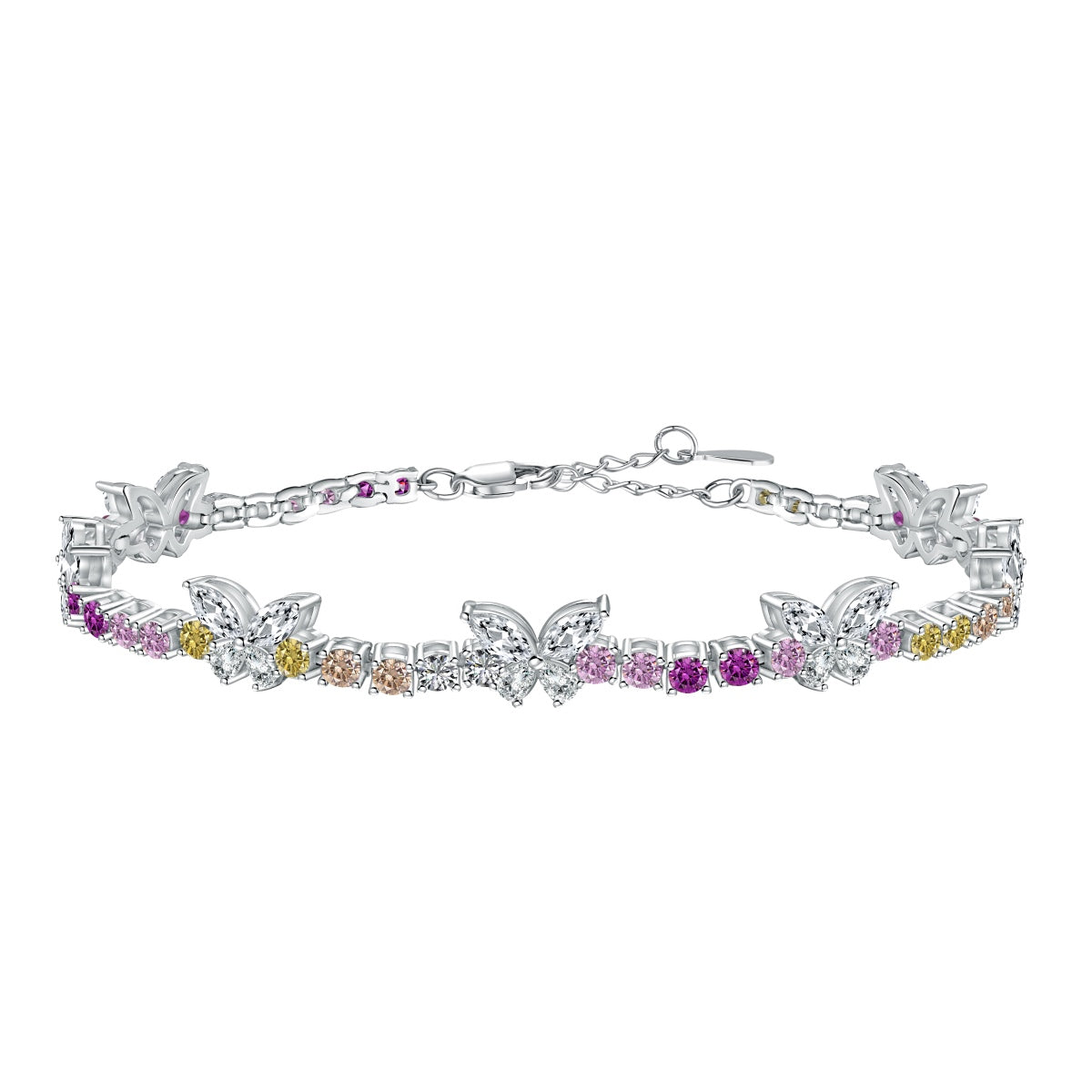 [Bijoux Regalia] Bracelet quotidien rond en forme de papillon coloré et orné