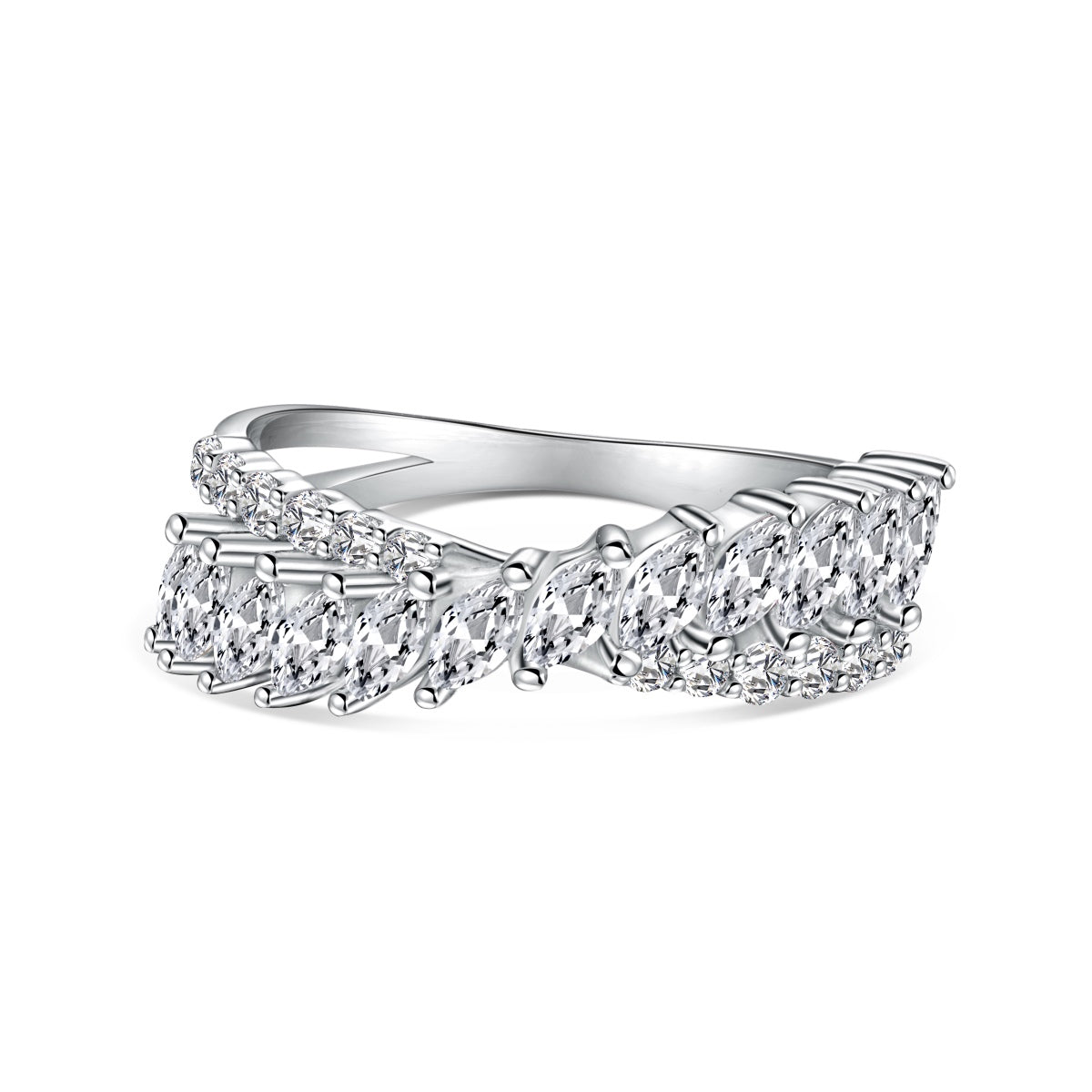 [Joyas Regalia] Anillo diario único y colorido con corte marquesa