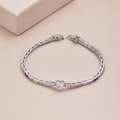 [Bijoux Regalia] Bracelet d'amoureux délicat et romantique en forme de cœur