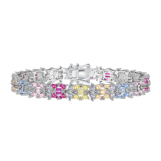 [Bijoux Regalia] Bracelet de fête délicat et coloré à plusieurs coupes