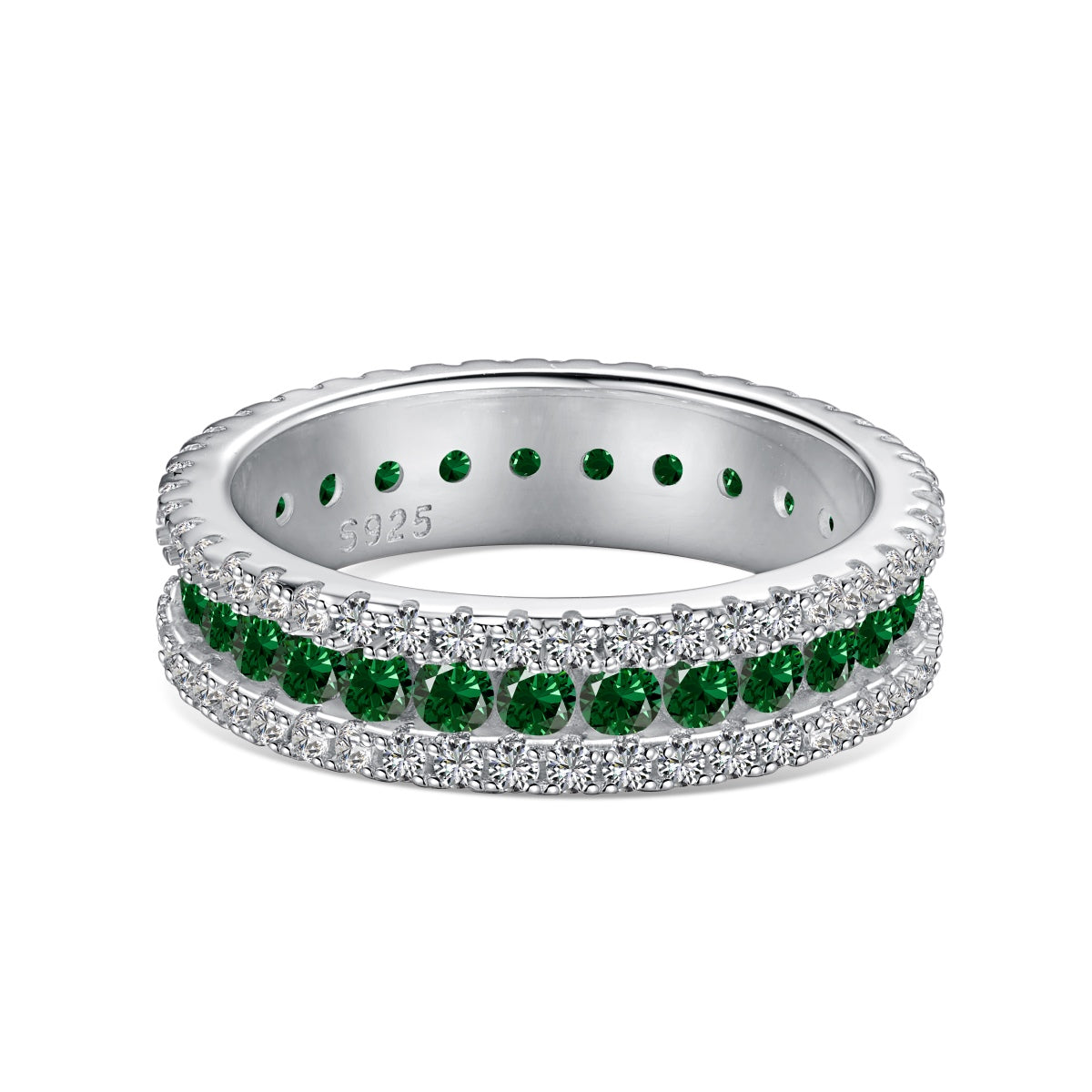 [Joyas Regalia] Anillo diario delicado y colorido con corte redondo