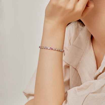 [Bijoux Regalia] Bracelet de fête orné de fleurs colorées
